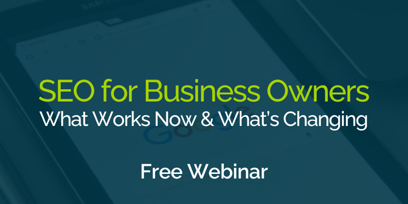 SEO Optimisation Webinar