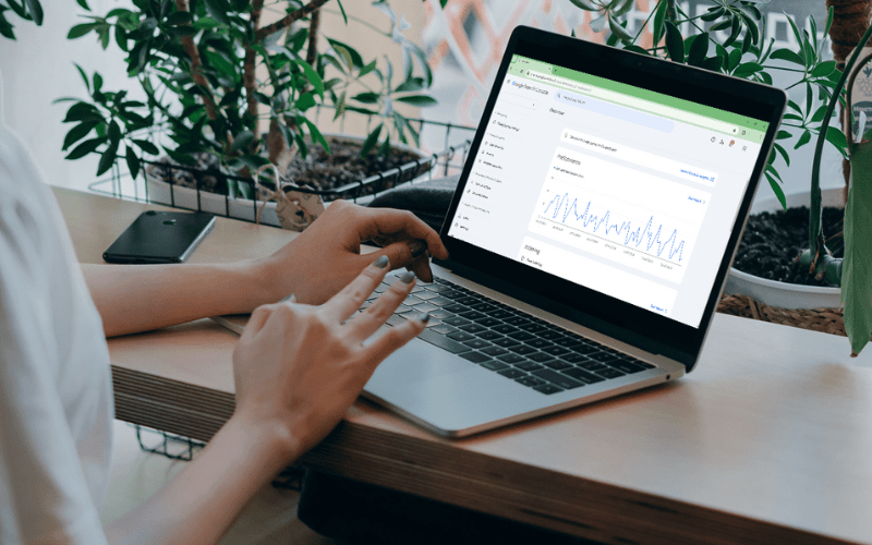 An SEO consultant accessing Google Search Console