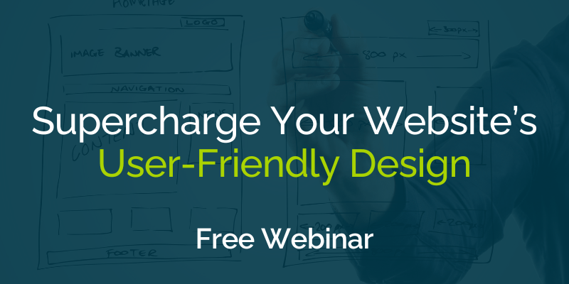 Website design and optimisation webinar title